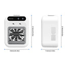 Mini Portable Humidifier Fan Air Conditioner Household Small Air Cooler Portable Air Adjustment Office Oil Diffuser Fast Cooling