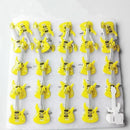 25pcs Party Love LED Flashing Brooch Pin Cartoon Light up Glow Badge Gift Cosplay Navidad Wedding Festival Halloween Christmas