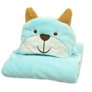 Toalha de Banho Bebê Felpuda Capuz Infantil Recém Nascido Com Orelhinha Menino e Menina --RISOVIT FTB0631