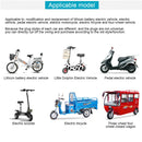 Electric Bicycle Twist Throttle Grip Universal E-Bike Handlebar Twist Accelerator Speed Control Scooter Handle Replacement Parts