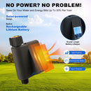 GIRIER Smart Water Timer Solar Powered WiFi Sprinkler Timer with Brass Inlet Automatic Irrigation Controller No Hub Required