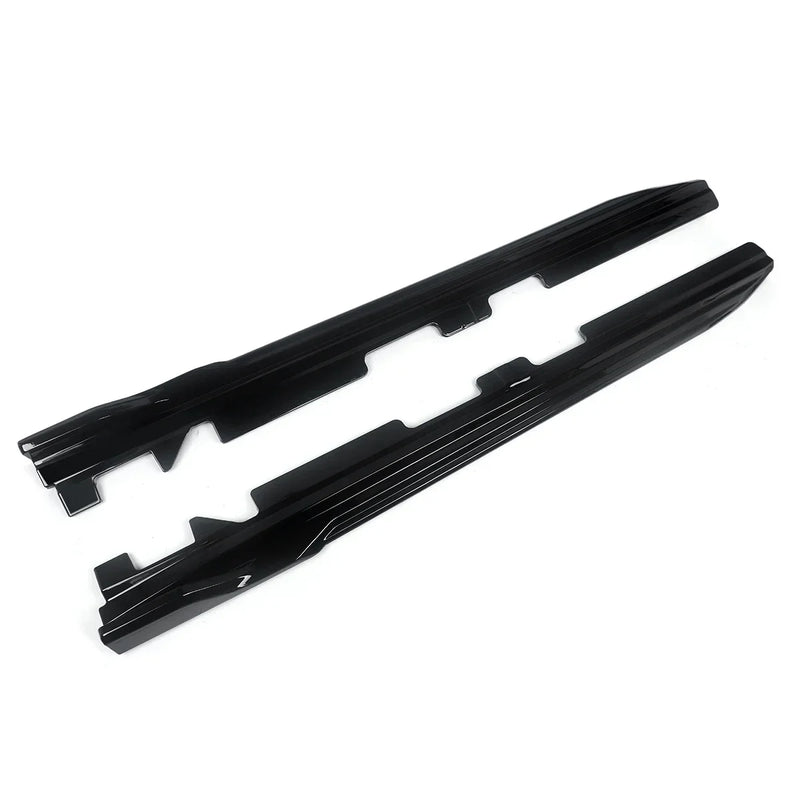 For BMW X3 X3M G01 X4 X4M G02 18-23 Gloss Black Side Skirt Guard Molding Trim US