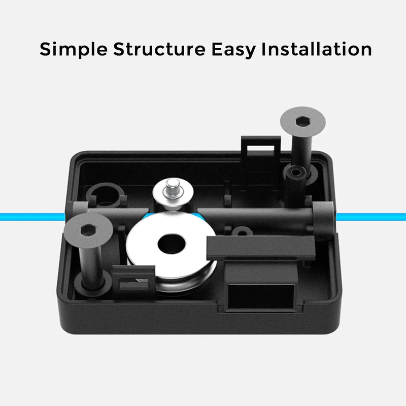 Creality Ender 3 V3 SE/KE Filament Runout Sensor, 3D Printer Smart Filament Break Detection Module Detector with LED Light