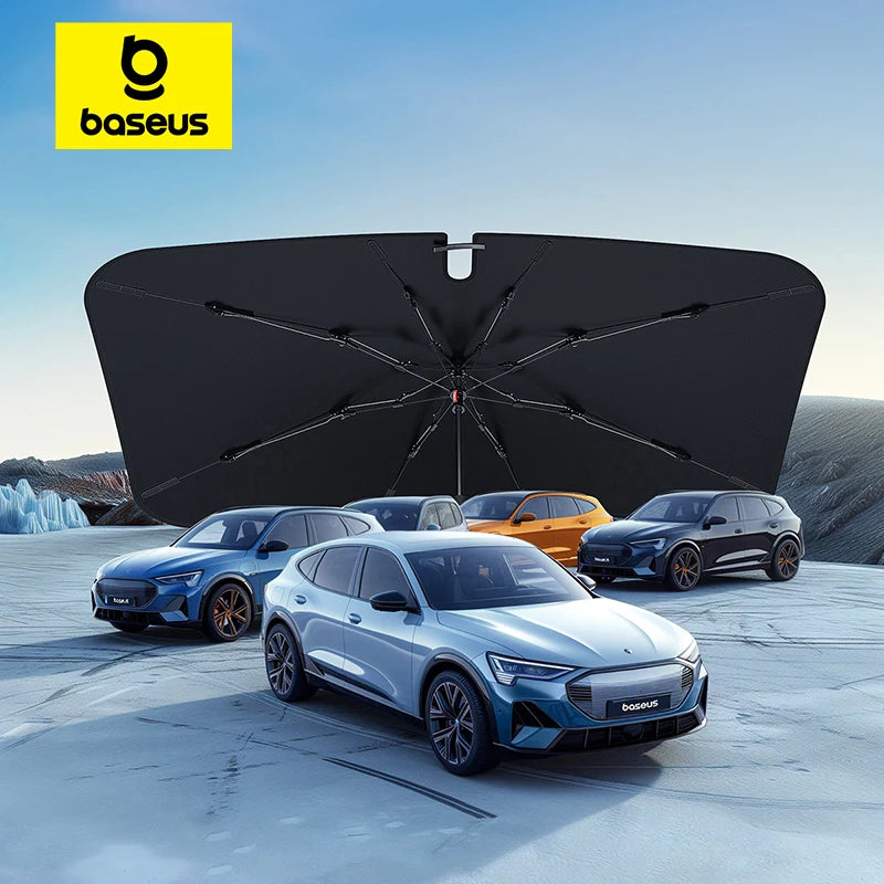 Baseus Windshield SunShade Umbrella Hemmed Edges Cover Protector Parasol Car Summer Sun Protection Front Window Sun Shade