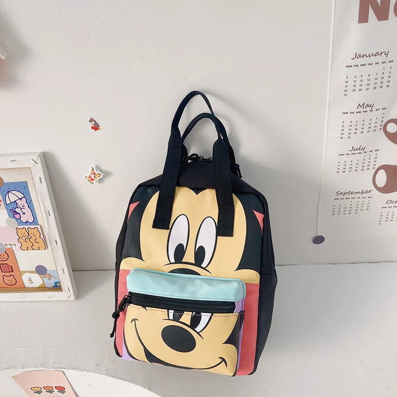 Disney New Mickey Kids Backpack Luxury Brand Boys Girls School Bags High Quality Large Capacity Kindergarten Backpacks
