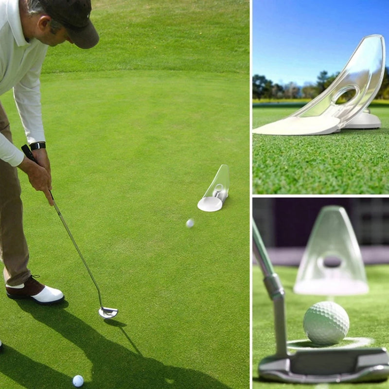 1Pcs Pressure Putting Golf Trainer Aid golf simulator Office Home Carpet Golf Practice Putt Aim For Golf Pressure Putt Trainer