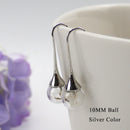 2 Paare 16MM Glaskugel Löwenzahn Samen Ohrringe Öko Ohrring Botanischer Schmuck Natur Echte getrocknete Blumen Ohrhänger für Frauen