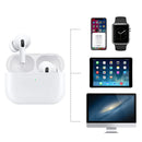 Wireless Charging Case for AirPods Pro 2nd and 1st Gen with Bluetooth-Compatible Pairing Sync Button Charger Case 450mAh Battery