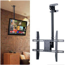 Adjustable Ceiling TV Mount Tilt Swivel Bracket for 26-65 Inch LCD LED Panel Screen Weight Capacity 30kg