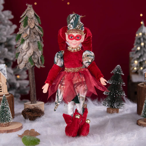 New Arrivals Christmas Decor Handmade New Year Decor Hanging Sitting Elf Plush Doll Christmas Tree Hanging Ornament Xmas Gift
