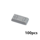 MOC Creative Building Blocks Dollar Cents Money Coins Cash Bill City Gold Silver Treasure Chests Bricks 3069 30385 Printed Tile