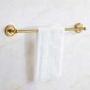 Gold Bath hardware Set Bathroom Accessories Shelf Soap Dish Toilet Paper Holder Soap Dispenser Robe Hook ELM53G