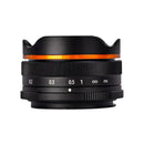 【 Do Brasil 】 Brightin Star 10mm F5.6 Fisheye Wide Angle APS-C Mirrorless Camera Lens for Sony Canon RF Nikon Z Fuji 10 5.6
