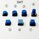 10Sets Momentary Tactile Button 4PIN SMT/DIP 12X12mm H=9.8/9/16.8mm With Cap Tact switch Push Button Switch Micro Key Button