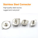 15Pcs Universal Radiator Pressure Tester Vacuum Type Cooling System Head Gasket Leak Test Tank Leak Detector Set