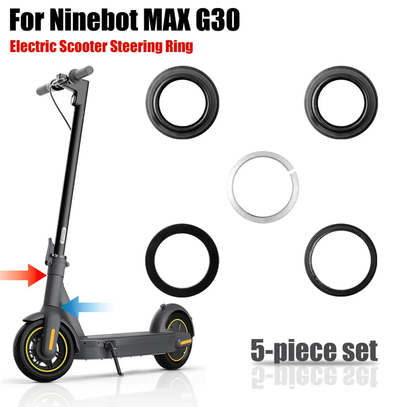 Replace Front Fork Bearing Bowl Rotating Part For ninebot MAX G30 Electric Scooter Upper/Lower Circling Steering Set Accessory