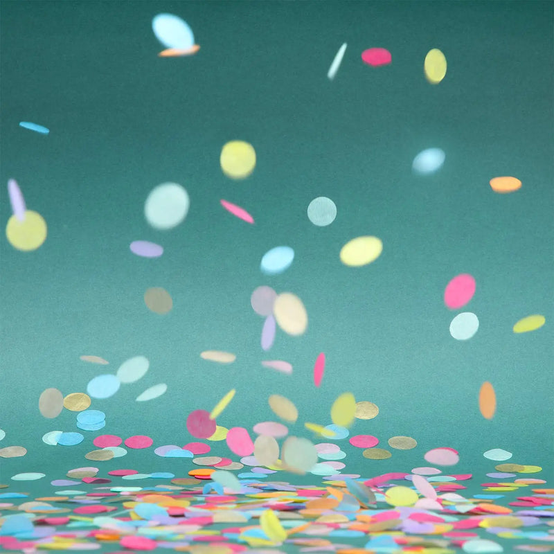 30 g Round Pastel Rainbow Pastel Tissue Confetti Dots for Wedding Baby Shower Graduation Birthday Party Decoration