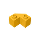 Gobricks 10PCS Building Blocks 2x2 Brick 45 degrees compatible with 87620 Ｃhildren's  toys Assembles Small Particle Parts Brick