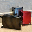 Trolley Box Rolling Luggage Silver High Capacity Suitcase Aluminum-magnesium Alloy Suitcase Universal Wheel