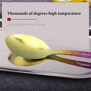 TiTo TiTanium Spork Spoon Tableware Combination Outdoor Camping Titanium Alloy Fork Collection Travel Knife Practical 3Pcs Set