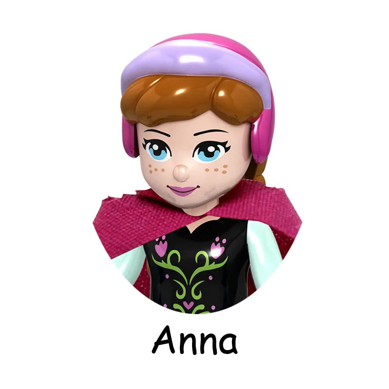 SLUBAN Girl Princess Royal Carriage Wagon Horse Racing Party Model Building Blocks Enlighten Action Figure Toys For Children