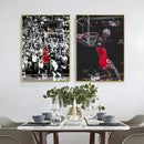 1PC M-Michael J-Jordan Poster Self-adhesive Art Waterproof Paper Sticker Coffee House Bar Room Wall Decor