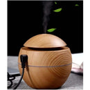 Wooden air particle humidifier USB purifier aromattherapy diffuser spray essence ultrasonic essential oil