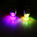 2 Pcs Universal LED Light Lamp Auto Windshield Washer Wiper Jet Water Spray Nozzle Spout Wiper Washer Car Light For Audi VW KIA