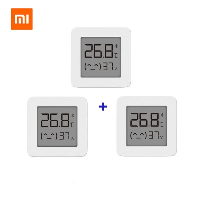 XIAOMI Mijia Bluetooth Thermometer 2  Smart Electric Digital Hygrometer Thermometer Humidity MonitorWork with Mijia APP Sensor
