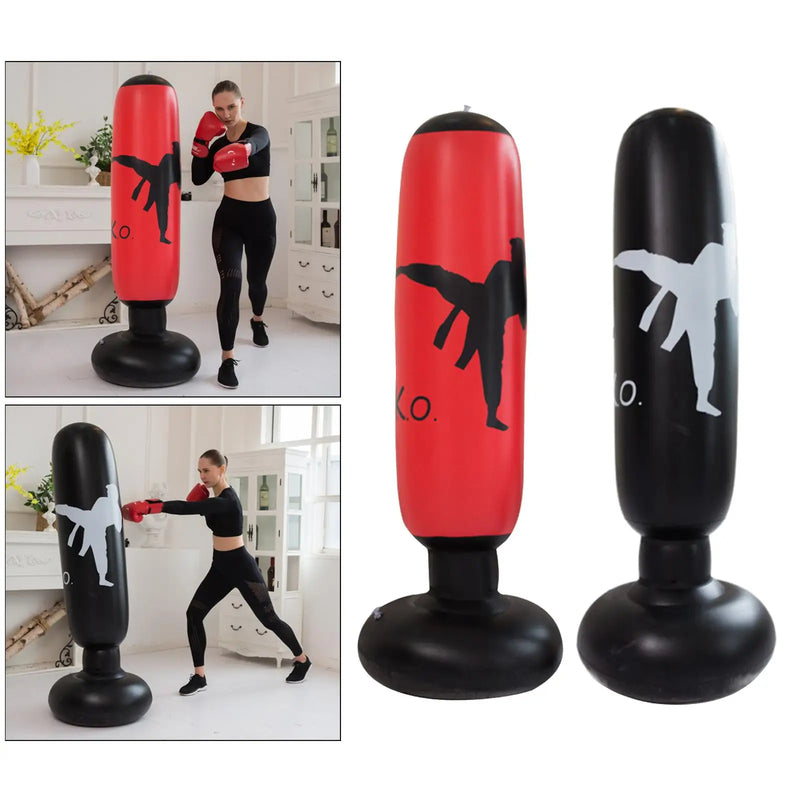 Inflatable Punching Bag Boxing Practice Punch Bag Training Sand Bag