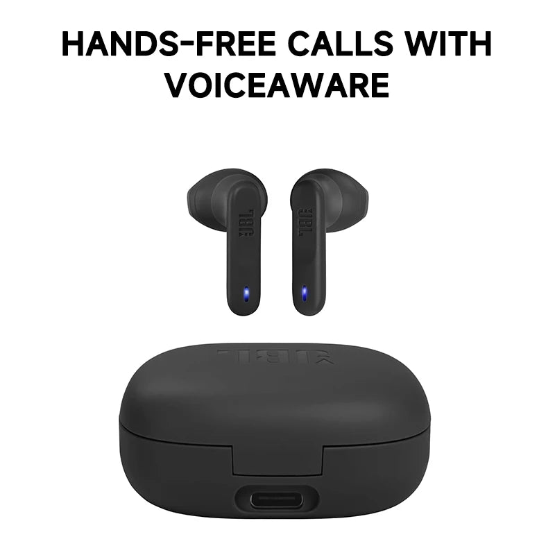 JBL Wave Flex Wireless Bluetooth Earphones TWS Wireless Earbuds JBL Deep Bass Sound Long Battery Life JBL Earphones