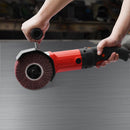 1580W Electric Brushing Machine Pure Copper Brushed Motor Handheld Wire Drawing Machine with Wheel