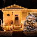 LED String Lights Fairy Leather Thread Lamp Outdoor Street Garland for Garden Tree Wedding Party Christmas Decoration 50/100M