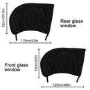 BLALION 2pcs Car Window Shade Side Window Sun Shade Breathable Mesh Protect Cover Shield Mesh Prevent Mosquito Auto Accessories