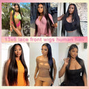 The Veil | 13x6 HD Lace Front Wig, Pre-Plucked Bone Straight