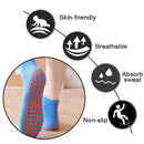 3 Pairs Men's Non-slip Silicone Floor Socks Casual Cotton Mesh Breathable Cozy Yoga Trampoline Foot Massage Ballet Dance Unisex