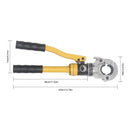 8T Hydraulic PEX Pipe Press Crimping Machine with TH Dies 16, 20, 25, 32mm for Plumbing Aluminum-plastic PB Fitting CW1632