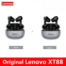 NEU Original Lenovo XT88 TWS Kabelloser Kopfhörer Bluetooth 5.3 Dual Stereo Rauschunterdrückung Bass Touch-Steuerung Lange Standby-Zeit Headset