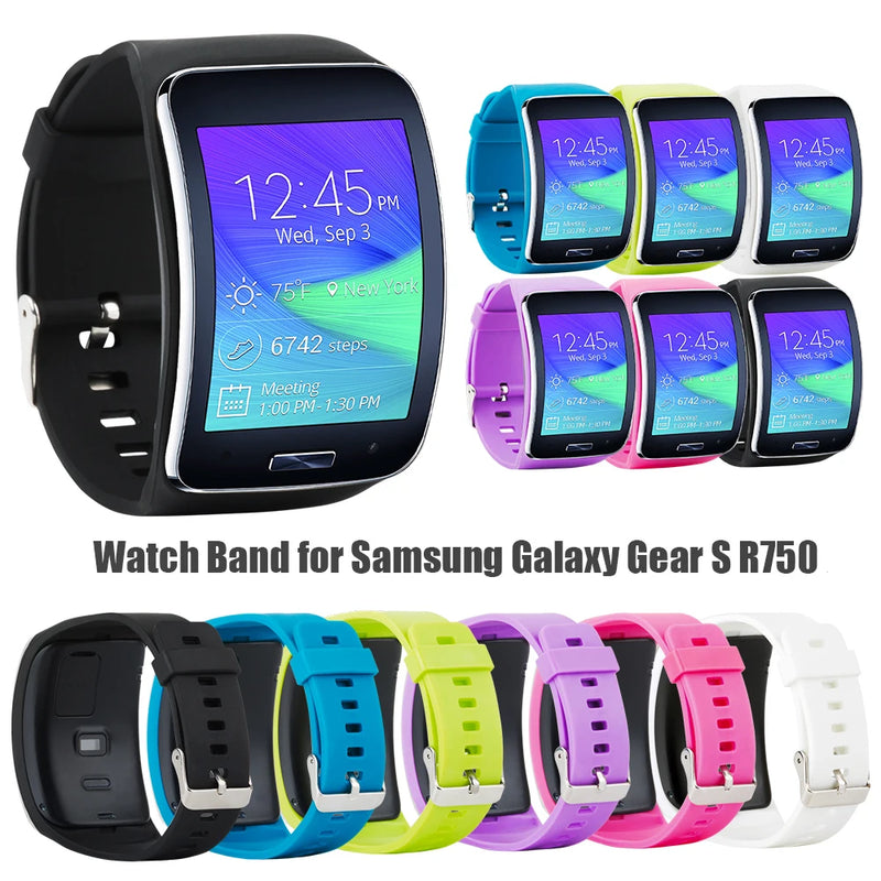 （Only Band）Strap For Samsung Galaxy Gear S R750 Smart Watch Band Replacement Bracelet For Galaxy Gear S R750 Watchband Accessory