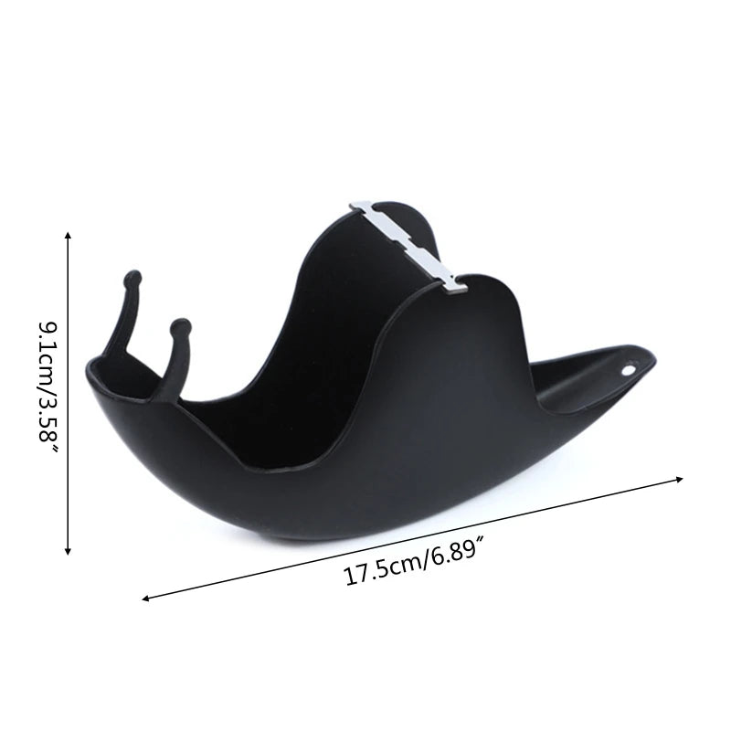 Cute Snail Shape Mosquito Coil Incense Holder Shelf Retro Unique Wrought Iron Metal Stand Ornament for Home Bedroom Decoration