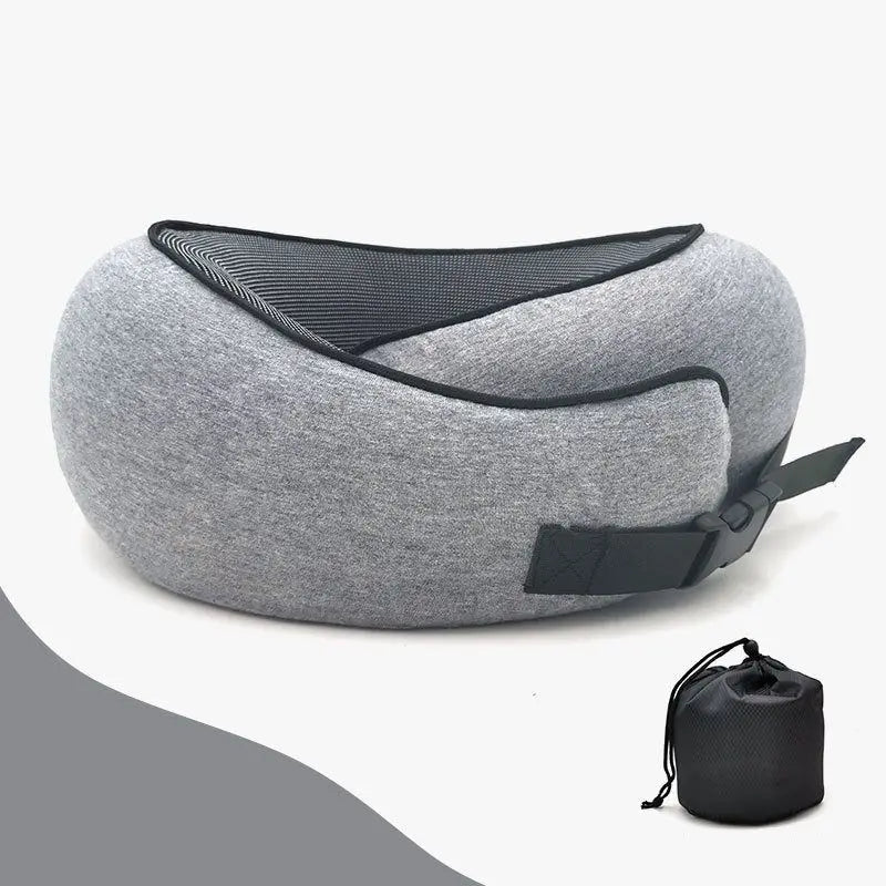 Travel Neck Cushion Durable U-shaped Slow Rebound Soft Cervical Support Memory Foam Travel Pillow Non-deformed Airplane Pillow