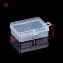 Multi Styles Small Square Clear Plastic Storage Box For Jewelry Diamond Embroidery Craft Bead Pill Home Storage Organization
