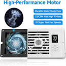 Register Booster Fan 4*10Inch Smart Heating Cooling AC Vent Fan With Remote Control & Thermostat Control Household Radiator