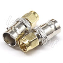 SMA Male Female to BNC Male Female adapter For Wireless LAN Devices, Coaxial cable, WiFi, Ham or Handheld Radios
