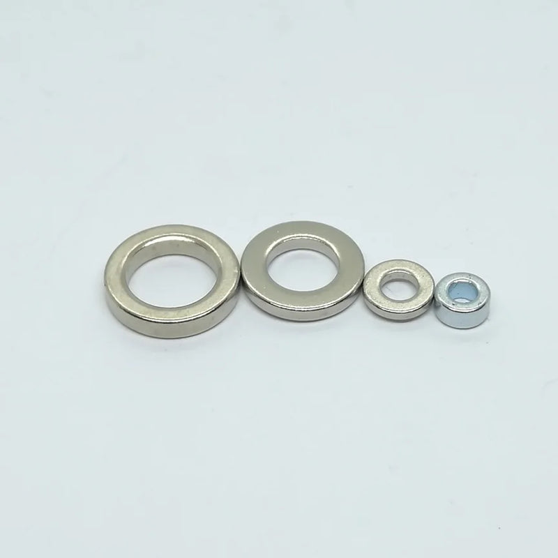 10 100PCS/LOT N35 Ring NdFeB Magnet 6*3 8*3 10*2 14*2 15*3 Strong Standard Round Rare Earth Permanent Neodymium With Hole