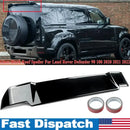 Gloss Black Rear Roof Spoiler for Land Rover Defender (2020-2022)
