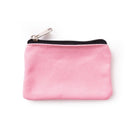 DIY Plain Canvas Cotton Bag Pure Zipper Coin Key Bag Money Pocket Women Men Hand-held Coin Purse Small Wallet Kid
