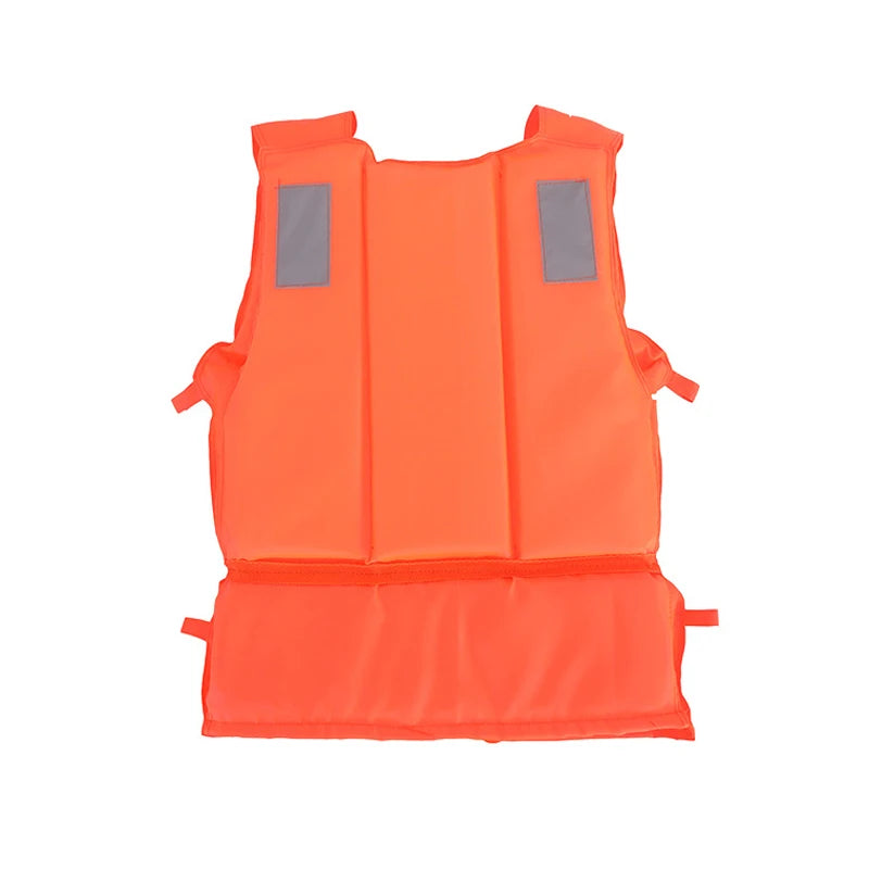 Orange Adult Childen Foam Flotation Swimming Life Jacket Vest With Whistle Boats Fishing Vest Swimming Drifting Vest