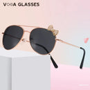 Niedliche Kinder-Sonnenbrille mit Metallrahmen, Kinder-Sonnenbrille, modische Mädchen-Outdoor-Fahrradbrille, Party-Brille, Fotozubehör
