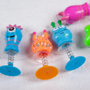 6Pcs Cute Monster Spring Jumping Dolls Toys for Kids Birthday Party Favors Baby Shower Pinata Fillers Gift Bag Carnival Prizes